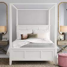 nathanael canopy bed white bed frame canopy bed frame four poster bed