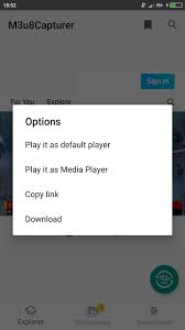 Aside from that, sometimes changing the extension wont work because the video is downloaded in many parts and stored in a folder named same as the video and another .com link (with the same name) containing. M3u8 Capturer Downloader Converter For Android Apk Download