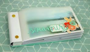 Projet Mjc D Avril Souvenirs 2mesdixdoigts Mini Albums Scrapbook Album Scrapbooking Mini Albums