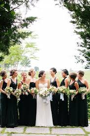 Long Black Bridesmaid Dresses Bridesmaid Wedding Bridesmaids Black Bridesmaids