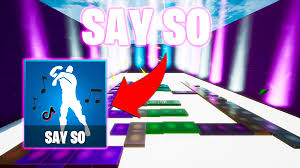 The best gifs for fortnite emotes. Say So In Fortnite Music Block Emote Blackthornie Fortnite Creative Map Code