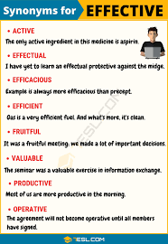 Effective Synonym 95 Synonyms For Effective With Useful Examples 7 E S L In 2020 Writing Words English Vocabulary Words Vocabulary Words