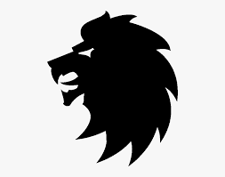 The red dragon, lion, unicorn, griffin and firebird thunderzords. Rampant Lion Silhouette Head Hd Png Download Kindpng