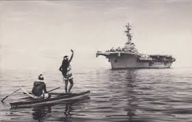 Tahiti Vairao Accueil Du Porte Avions Clemenceau Photo A Sylvain 1968 Https Www Facebook Com Vahineitaria Navio