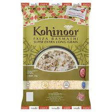 Best brown rice brand buying guide: Kohinoor Faiza Basmathi Super Extra Long Grain 2kg Tesco Groceries