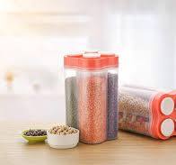 Buy SOURIRE 4 SECTION Unbreakable Plastic Kitchen Storage ...