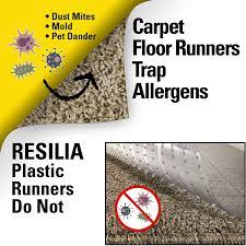 Benefits of a resilia deluxe deep pile carpet floor runners. Buy Resilia Deluxe Clear Vinyl Plastic Floor Runner Protector For Hardwood Floors Skid Resistant Textured Pattern Extra Wide 48 Inches Wide X 12 Feet Long Online In Vietnam B07w4shpfj