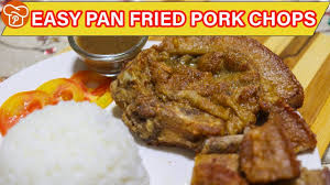 How To Cook Easy Pan Fried Pork Chops Pinoy Easy Recipes Youtube Pan Fried Pork Chops Fried Pork Chops Fried Pork Chop Recipes
