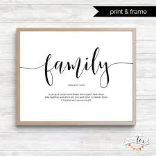 Vintage square metal wall signs. Definition Of Family Printable Wall Art Jpg Farmhouse Etsy In 2021 Wall Printables Printable Wall Art Family Printables