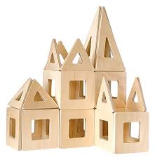 Amazon Com Big Future Toys Magnetic Wooden Blocks For Kids Earthtiles Wooden Magnetic Tiles 32 Pi Magnetic Tiles Magnetic Wooden Blocks Unique Kids Toys