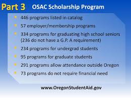 Ppt Finding Funds For Oregon Students Powerpoint