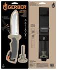 Ultimate Survival Fixed Blade Hunting Knife w Fire Starter  Sharpener  and Sheath Gerber