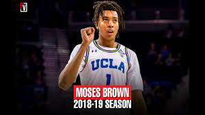 Big night in season finale. Moses Brown Ucla Freshmen Highlights Montage 2018 19 Season Youtube