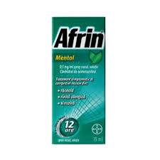 Produs medical pentru combaterea mancarimii si iritatiilor nazale date de alergii, raceli sau uscarea mucoasei nazale. Spray De Congestie NazalÄƒ Afrin Afrin