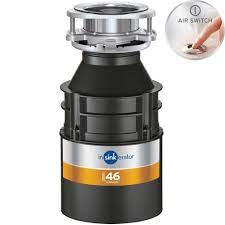 Waste disposal units are installed under a kitchen sink to offer a practical and efficient solution to food waste. Insinkerator Ise Model 46 Kitchen Sink Waste Disposal Unit Air Switch Ise46as