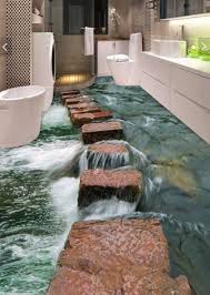 Duvar yenileme banyo zemin duvar kağıdı 3d banyo duvar kağıdı banyo için 3d duvar kağıdı 3 boyutlu banyo duvar kağıtları. 3 Boyutlu Banyo