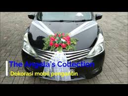 Saya dapat dari laman web ini. Dekorasi Mobil Pengantin 2 Wedding Car Decoration Youtube