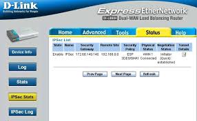 How To Configure An Ipsec Vpn Tunnel Between Two D Link Di Lb604 D Link Blog Home