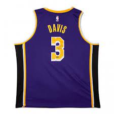 3 in the rafters someday. Anthony Davis Autographed Los Angeles Lakers Nike Swingman Statement Edition Jersey