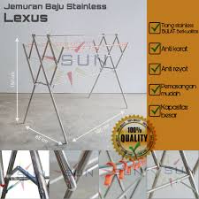 Assalamualaikumpada vidio kali ini saya mereview harga jemuran dari stainless dan alumunium dikota banjarjadi harga pasti tiap daerah berbeda bedadan ini. Harga Jemuran Baju Stainles Terbaik Alat Pemeliharaan Rumah Perlengkapan Rumah Juni 2021 Shopee Indonesia