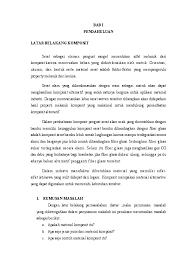 Sifat mekanis resin komposit merupakan faktor penting terhadap kemampuan bahan ini bertahan volume filler (bahan pengisi) yang besar dapat. Doc Komposit Dedi Bernadus Academia Edu