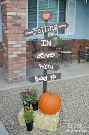 Sharing our baby girl's fall baby shower! Fall In Love With Baby Shower Eclectic Momsense