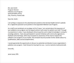 Free job application letter for nurse. Free 10 Sample Nursing Cover Letter Templates In Pdf Ms Word