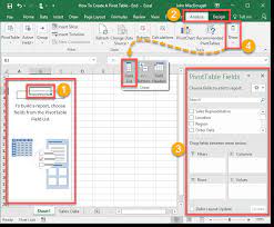 How To Create A Pivot Table How To Excel
