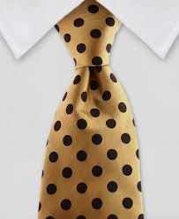 Black And Gold Tie Gold And Black Polka Dot Necktie Gold Tie Black Polka Dot Ties Mens Fashion