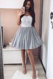 Homecoming Dresses 2017 Homecoming Dresses Short Cheap Homecoming Dresses Short Simple Elegant Homecoming Dresses Grey Homecoming Dress Prom Dresses For Teens