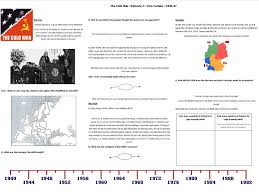 Cold War Tv Series Ep 2 Iron Curtain Supporting Worksheet Teaching Resources