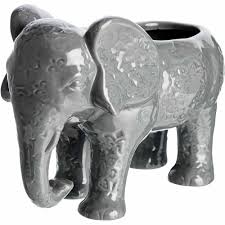 Yes, elephant ears can be planted in pots. Wilko Elephant Planter Wilko