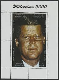 John F. Kennedy Sheet Famous People Postal Stamps for sale