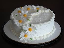 Design ideas for a wedding cake with fresh flowers. Flower Cakes Decoration Ideas Little Birthday Cakes