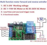 1 PCS DC 5-24V Multifunction AC DC Motor Reversible ...