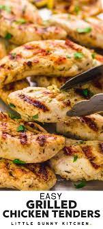 Grilled Chicken Tenders Little Sunny Kitchen Grilled Chicken Tenders Grilled Chicken Recipes Grilled Chicken Recipes Easy