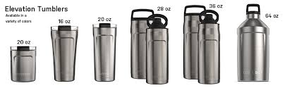 Put anything from a breakfast smoothie to hot tea in either of these and hit the road with a tumbler built to fit in your lifestyle and cupholder. Amazon Com Otterbox Elevation Tumbler With Closed Lid 20oz Stainless Steel Tumblers Water Glasses