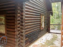 Removal of old finishes using liquid chemicals that soften or break down the finish to be removed. What To Expect In A Log Home Restoration