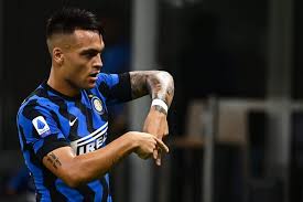 'devastating blow to free speech' or a laughing matter? Photo Inter Striker Lautaro Martinez Celebrates Win Over Napoli
