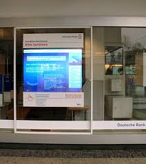 Interactive Bank Window Fintech Service Design Digital Signage Store Windows