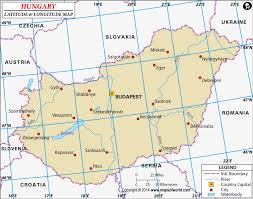 Searchable map/satellite view of hungary. Hungary Latitude And Longitude Map
