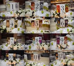 They're chic, artsy and unique. 5 Creative Table Number Ideas Smashing The Glass Jewish Wedding Blog