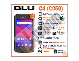 TELEFONO CELULAR BLU C4 (C050)