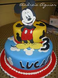Birthday Cake For 3 Year Old Boy Mickey Cricut Cricut Cake Kids Cake Cake