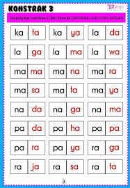 Latihan suku kata kvkv isi tempat kosong la da pi gi ju to bo gi ba ku. Belajar Membaca 3 Suku Kata Pdf Cara Golden