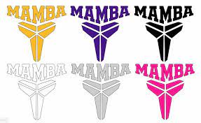 Kobe Bryant Black Mamba Decal Logo Car Laptop Tumbler Decal Sticker Set Of 2 Oracal Losangeleslakers Kobe Bryant Black Mamba Black Mamba Tumbler Decal