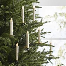 The Remote Control Christmas Tree Candles Hammacher Schlemmer