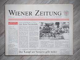 Explore @wienerzeitung twitter profile and download videos and photos zusammenhänge verstehen. Alte Wiener Zeitung Ab 1 Dezember 1991 Kaufen Peppis Zeitungsladen
