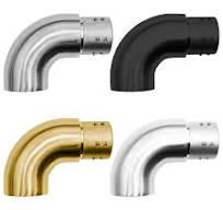 (HEE-R38/50_ ) Stainless Steel Handrail End (90 Degree) Elbow