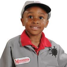 Kaplan Early Learning Company Gray Kids Mechanic Garment Career Dress Up